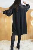 Belvedon Pussy Bow Tunic Black /12=